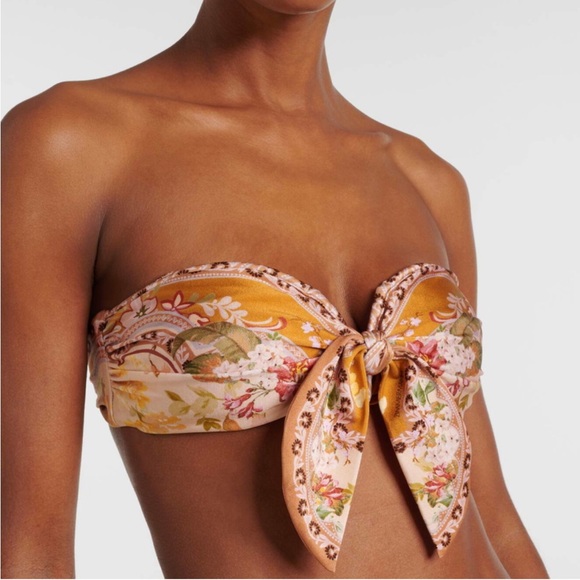 Zimmermann Floral Scarf Tie Wylie Bikini - Picture 3 of 7